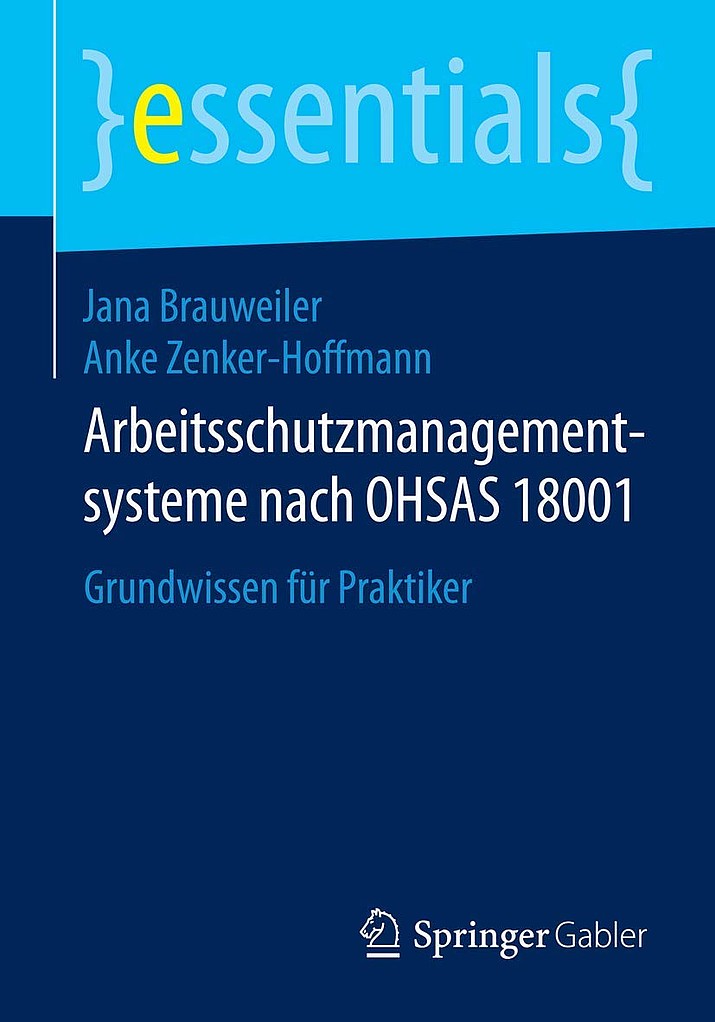 Buchcover mit dem Titel Arbeitsschutzmanagment nach OHAS 18001