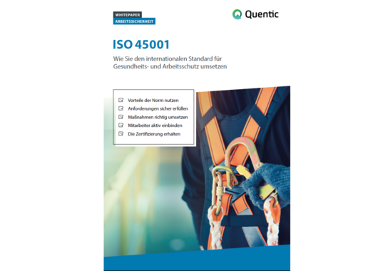 SGA Whitepaper ISO 45001 | Quentic (deutsch)