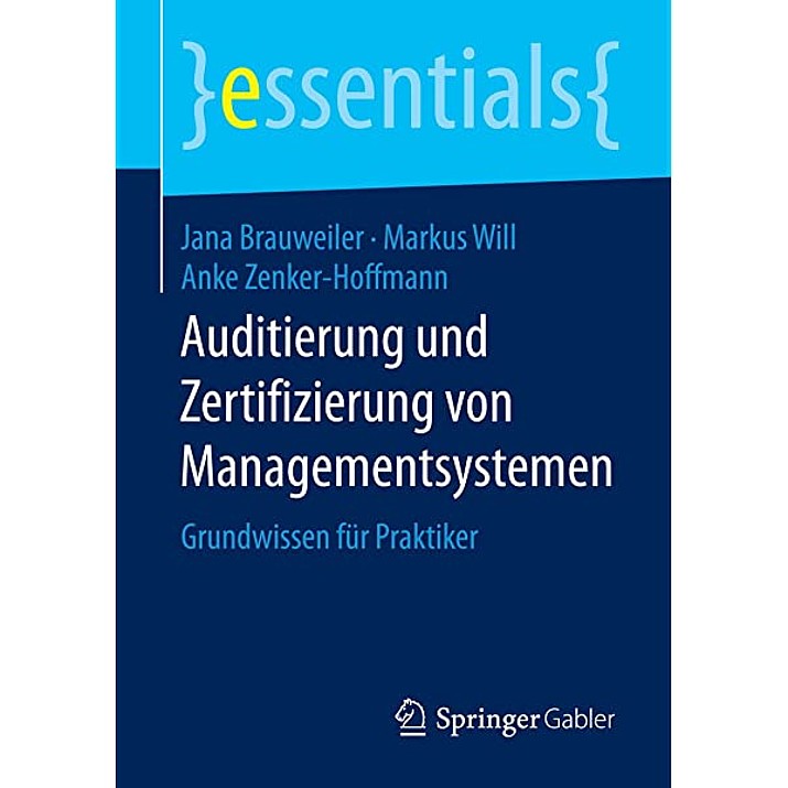 Buchcover mit dem Titel Auditierung und Zertifizierung von Managementsystemen 