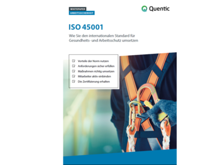 SGA Whitepaper ISO 45001 | Quentic (englisch)